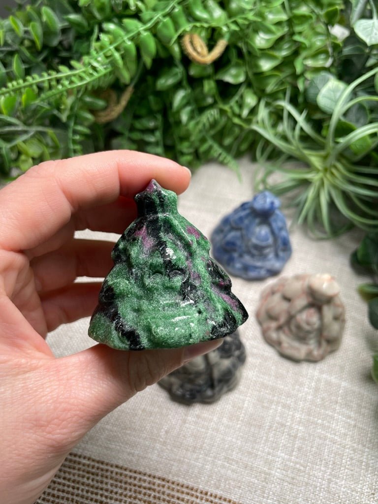 Crystal Christmas Tree with Elf | Copper Ashes