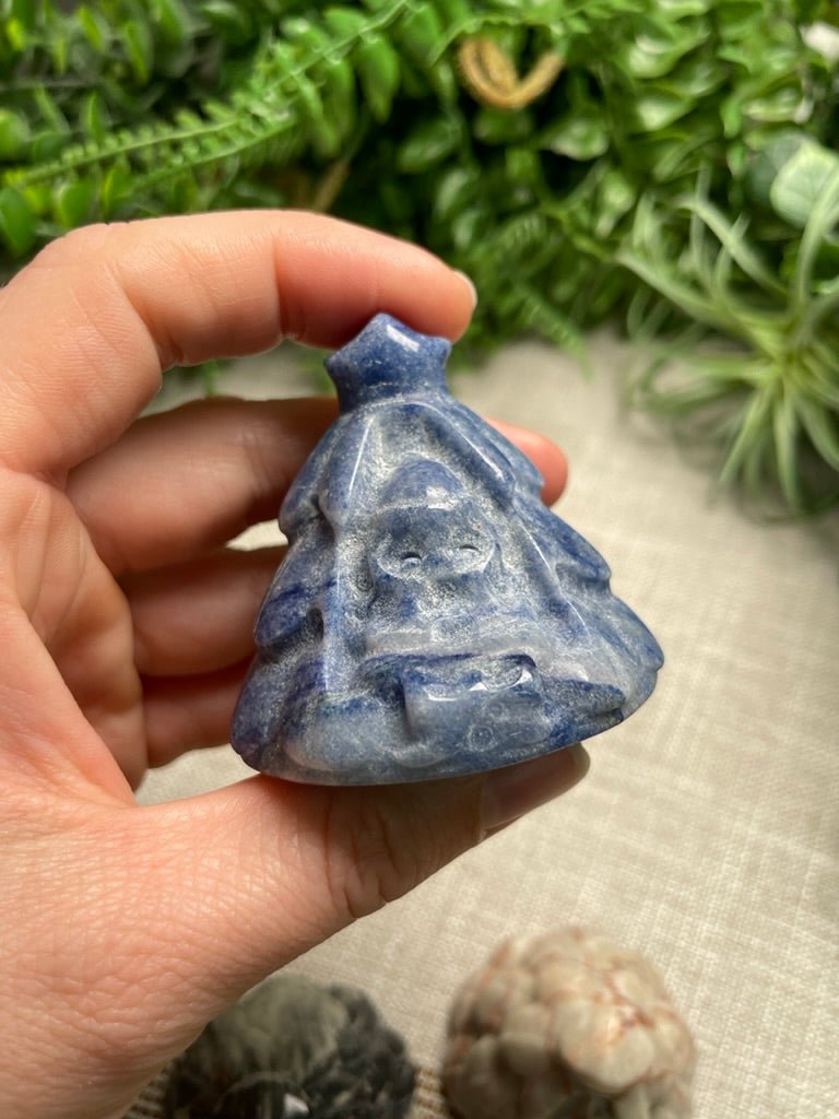 Crystal Christmas Tree with Elf | Copper Ashes