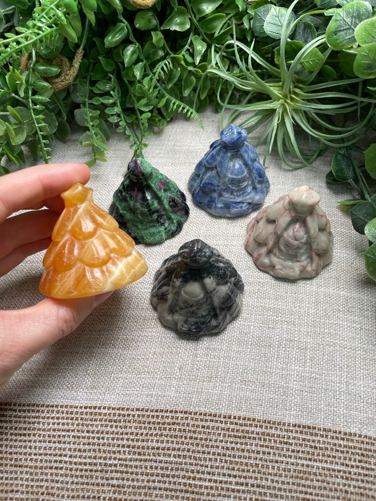 Crystal Christmas Tree with Elf | Copper Ashes