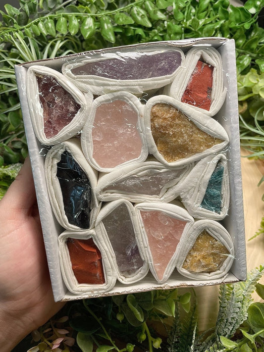 Crystal Collection Raw Stone Specimen Starter Set | Copper Ashes