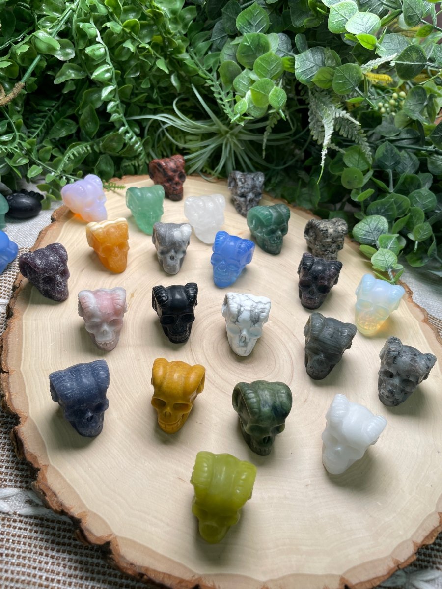 Crystal Demon Skull | Copper Ashes