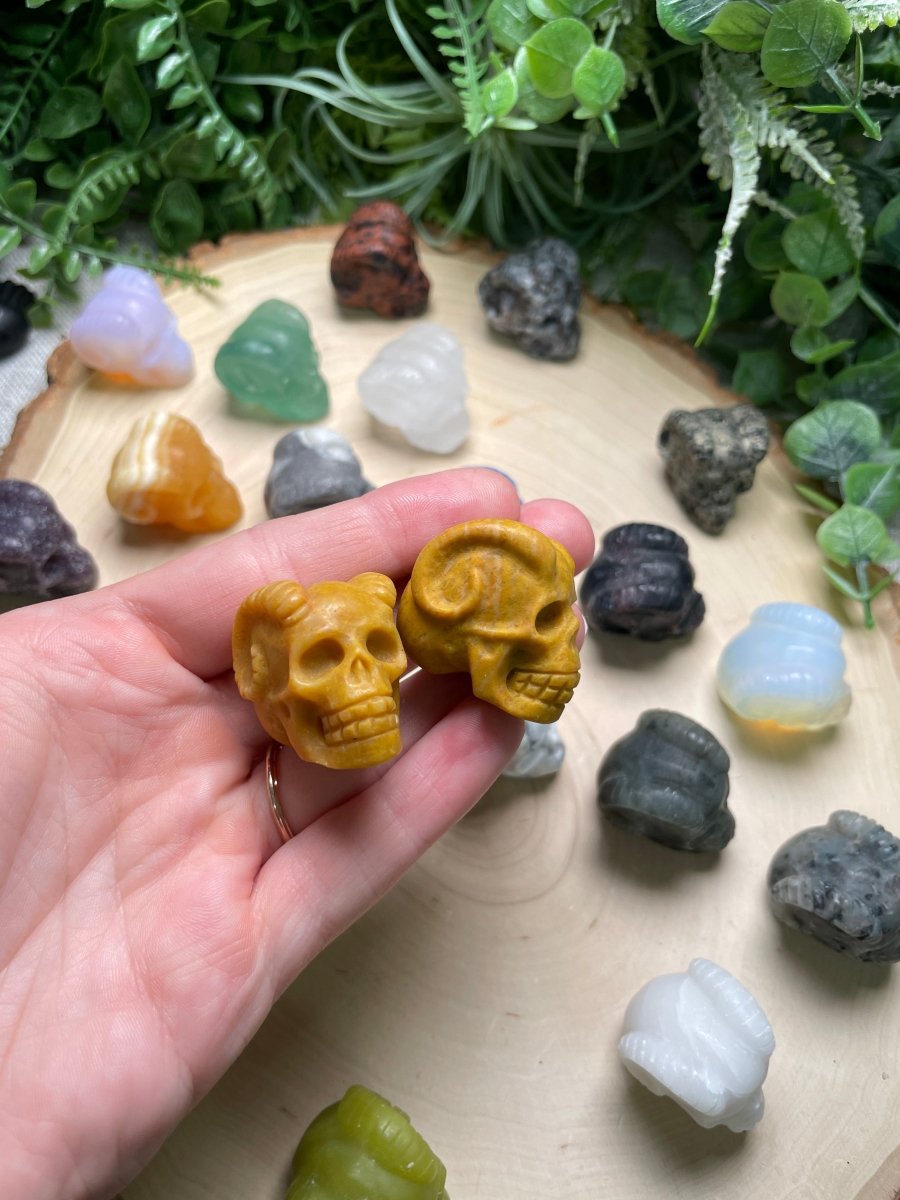 Crystal Demon Skull | Copper Ashes