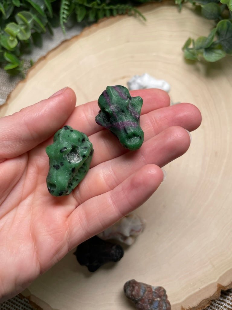 Crystal Dog Skull | Copper Ashes