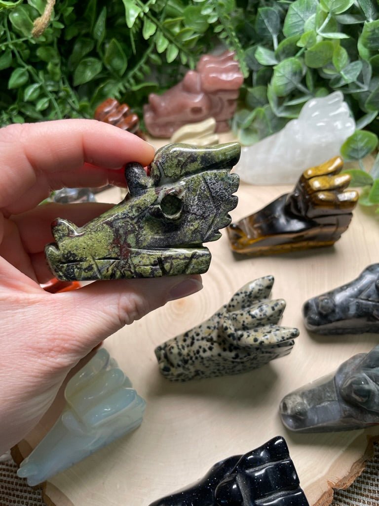 Crystal Dragon Head | Copper Ashes