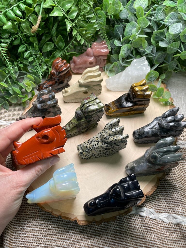 Crystal Dragon Head | Copper Ashes