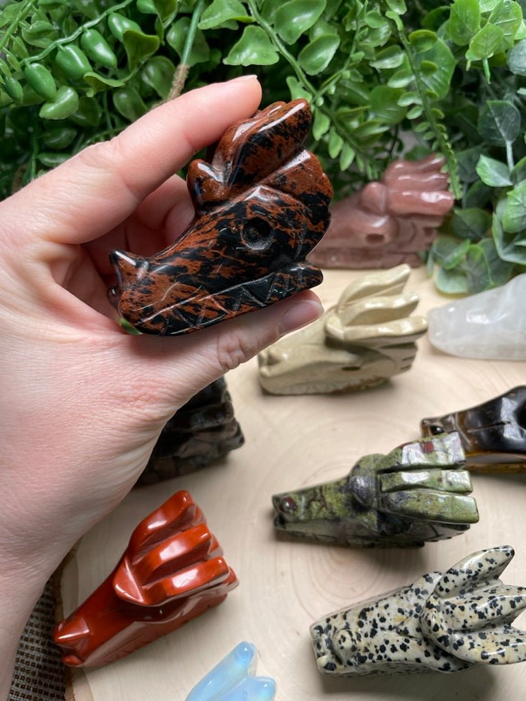 Crystal Dragon Head | Copper Ashes