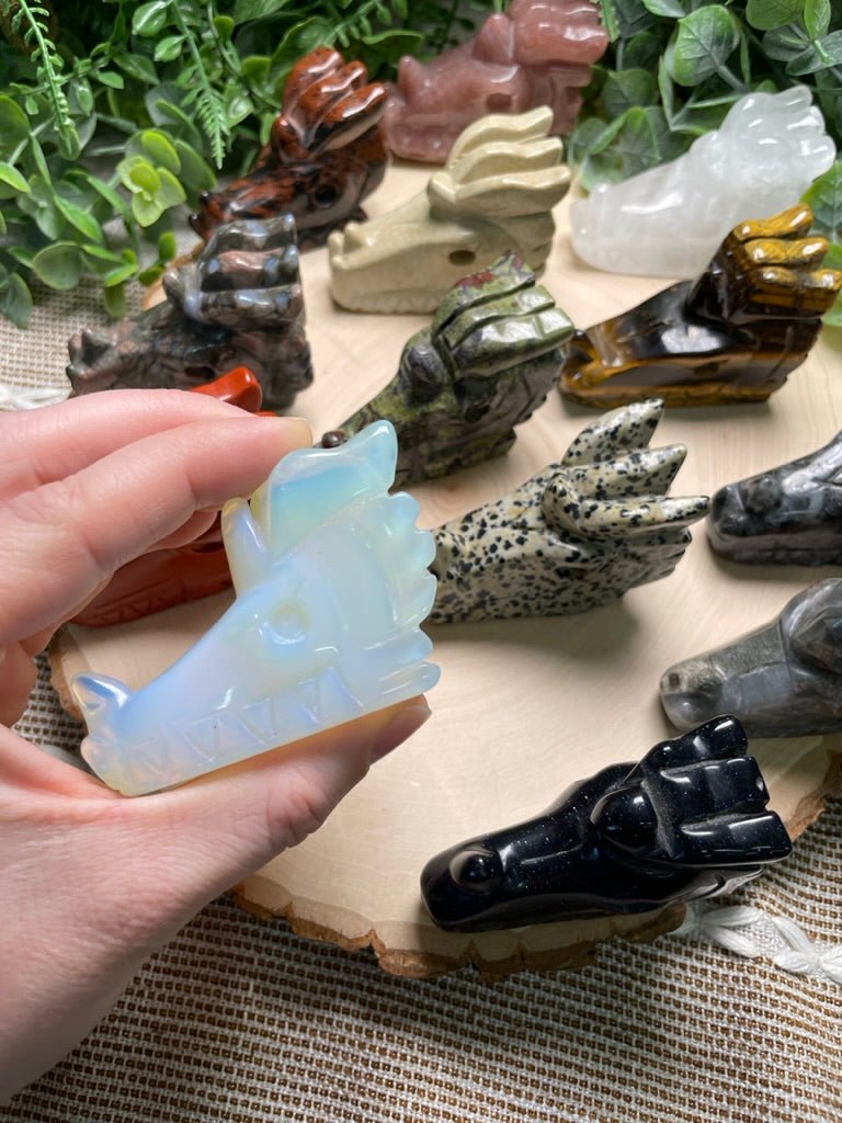 Crystal Dragon Head | Copper Ashes