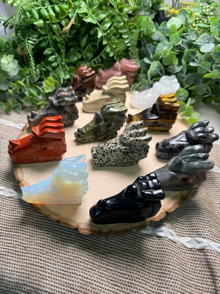 Crystal Dragon Head | Copper Ashes