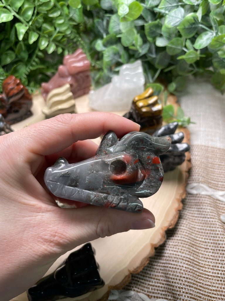 Crystal Dragon Head | Copper Ashes