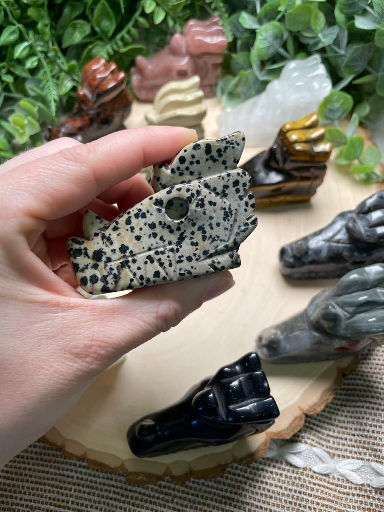 Crystal Dragon Head | Copper Ashes