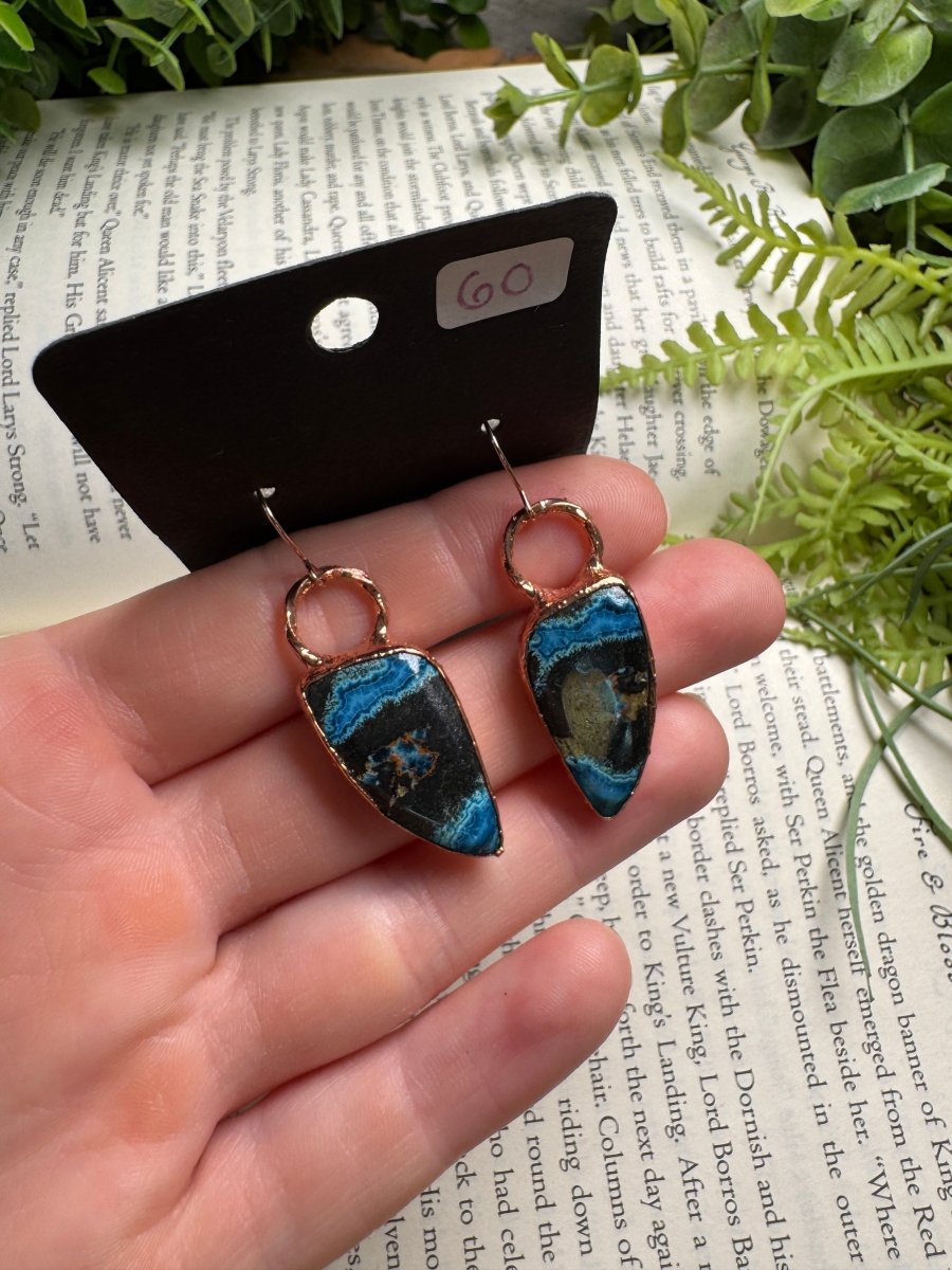 Crystal Earrings | Copper Ashes