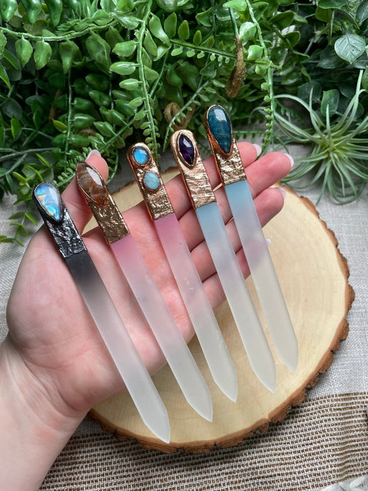 Crystal Glass Nail File | Copper Ashes