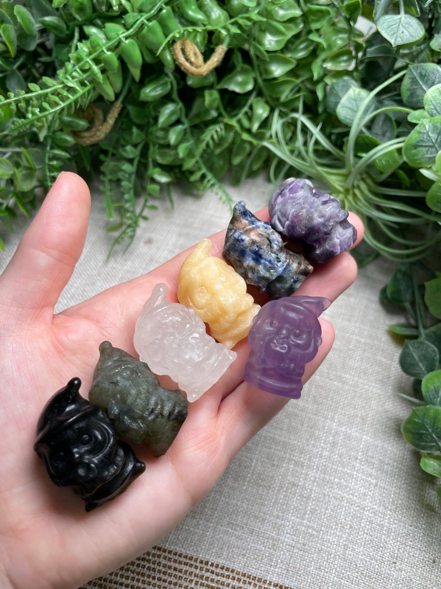 Crystal Gnome with a Gift | Copper Ashes