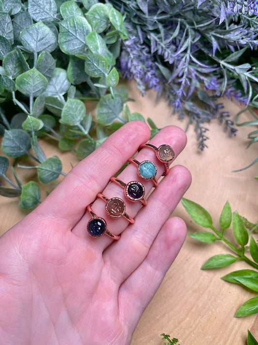 Crystal Goddess Ring | Copper Ashes
