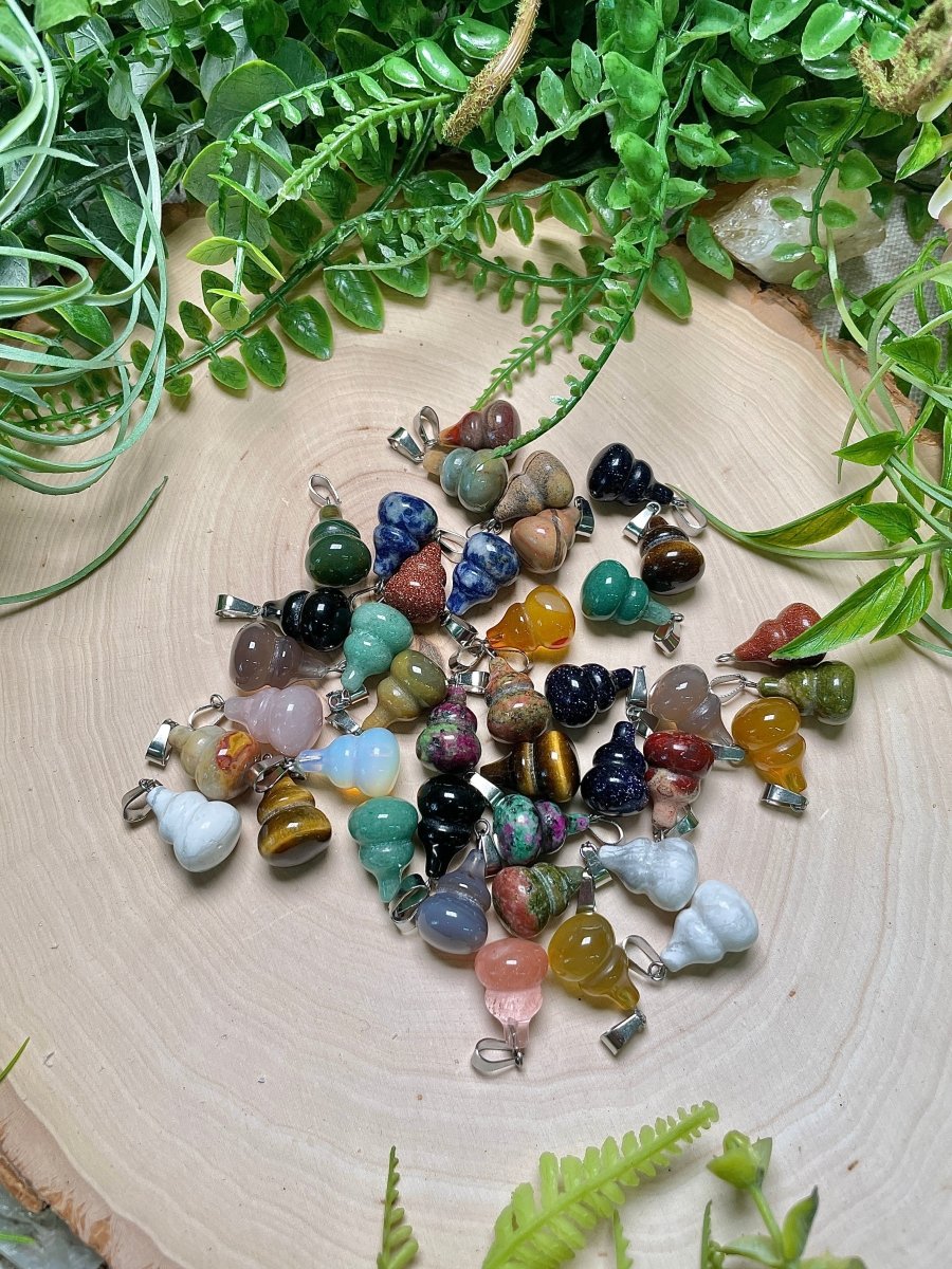 Crystal Gourd Pendant | Copper Ashes
