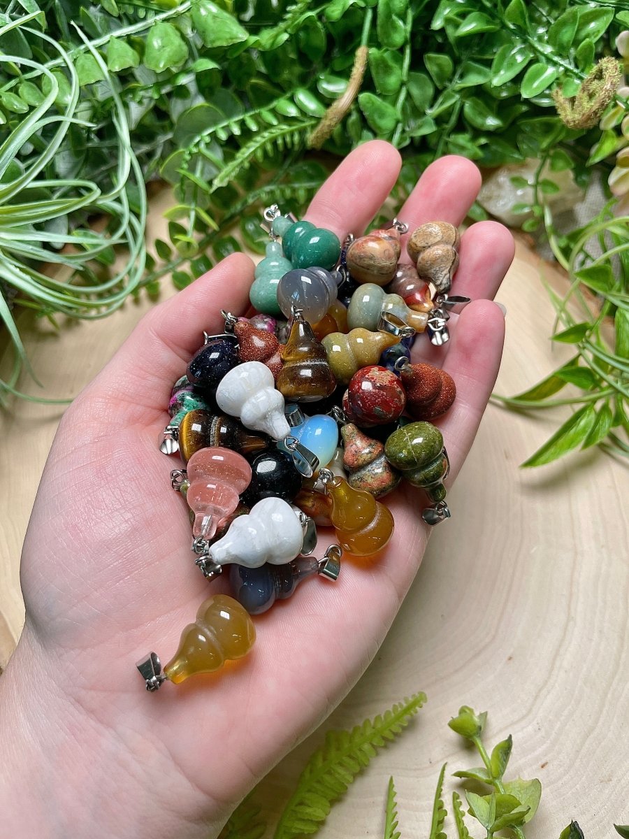 Crystal Gourd Pendant | Copper Ashes