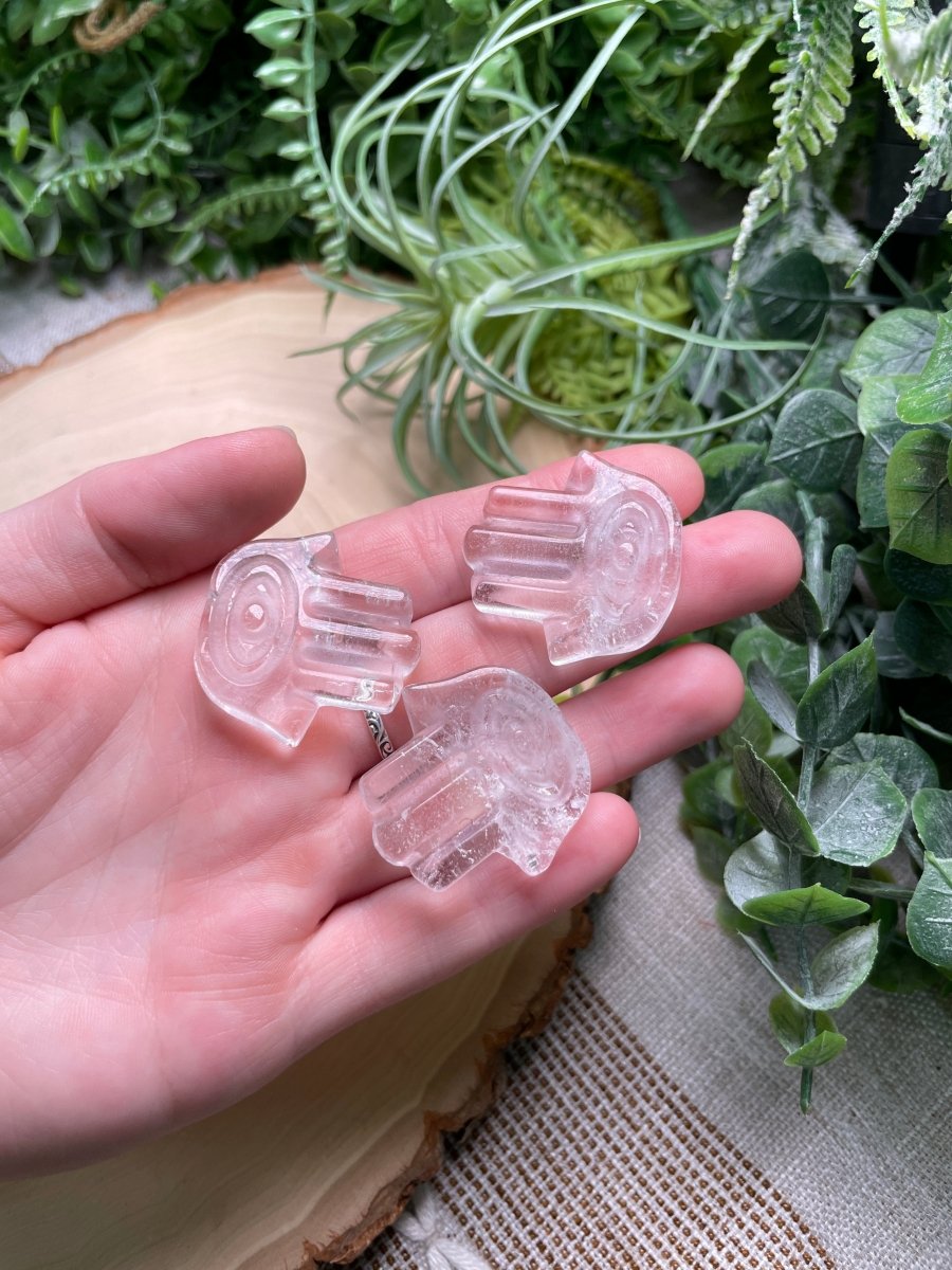 Crystal Hamsa | Copper Ashes