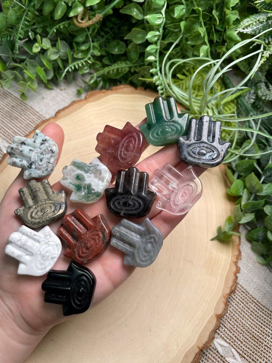 Crystal Hamsa | Copper Ashes