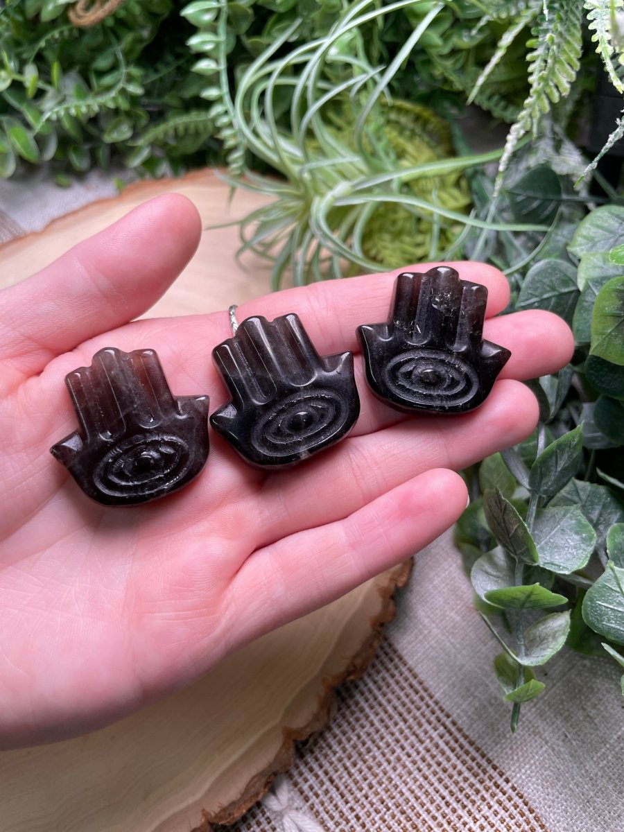 Crystal Hamsa | Copper Ashes