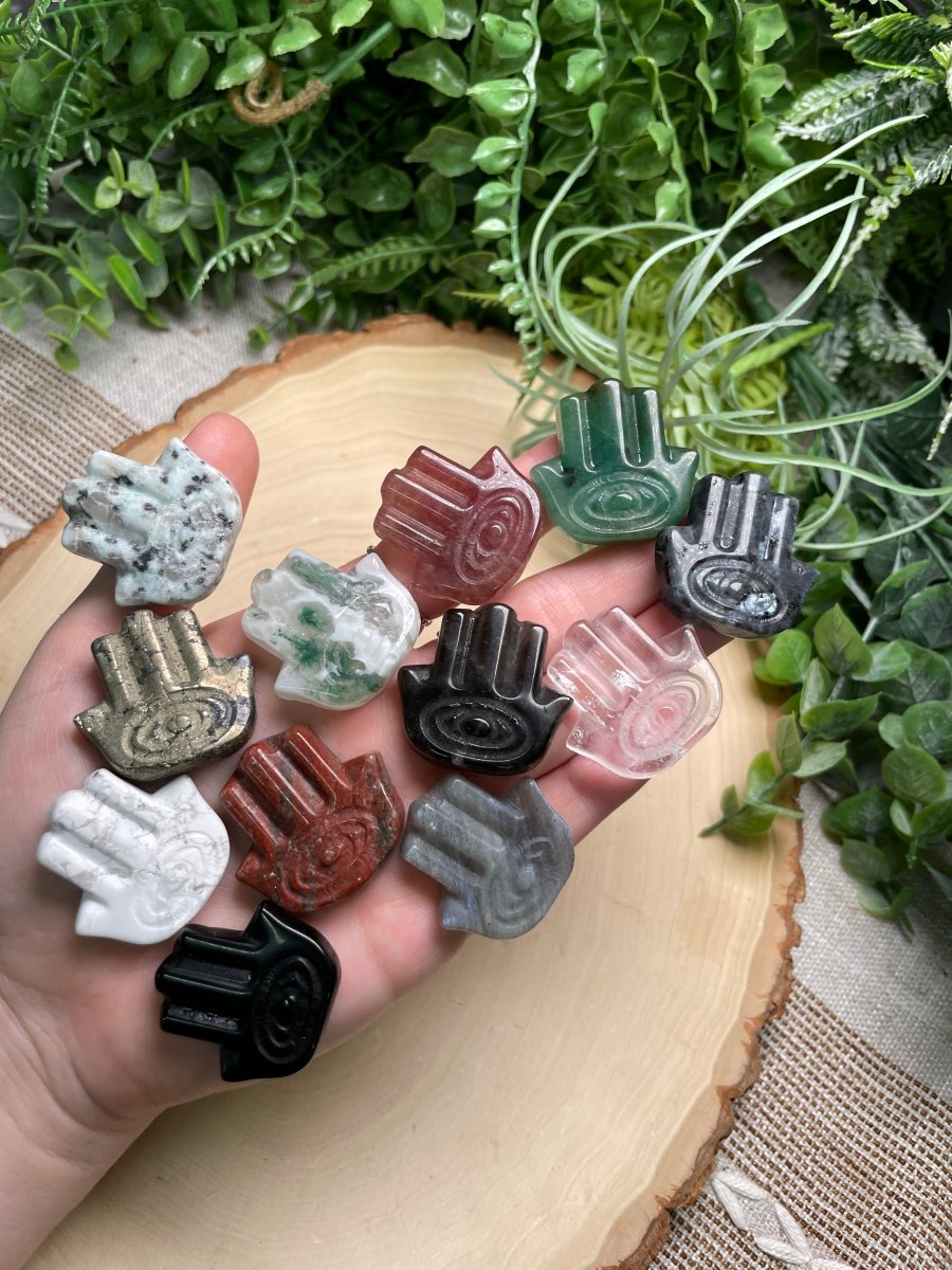 Crystal Hamsa | Copper Ashes