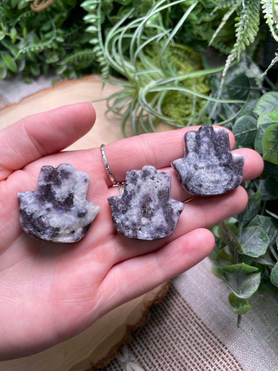 Crystal Hamsa | Copper Ashes