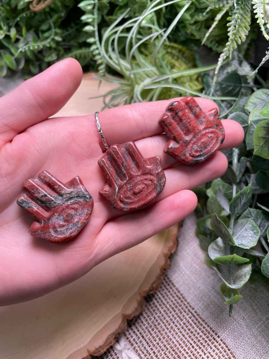 Crystal Hamsa | Copper Ashes