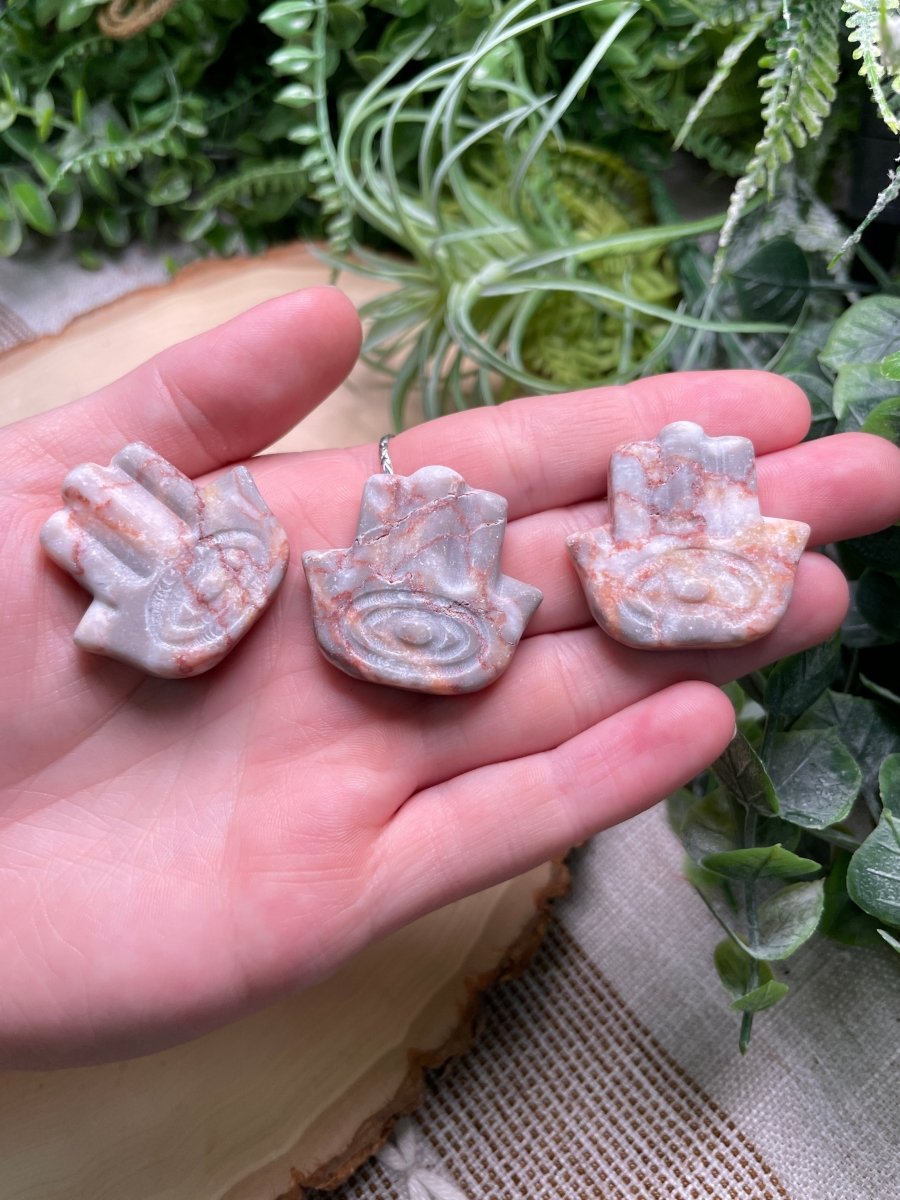 Crystal Hamsa | Copper Ashes