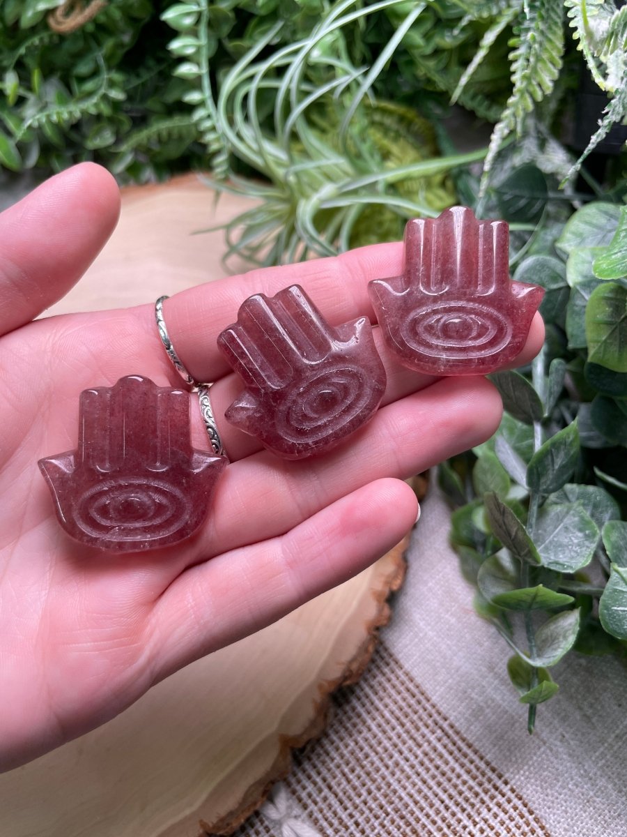 Crystal Hamsa | Copper Ashes