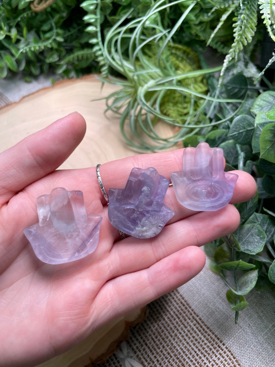 Crystal Hamsa | Copper Ashes