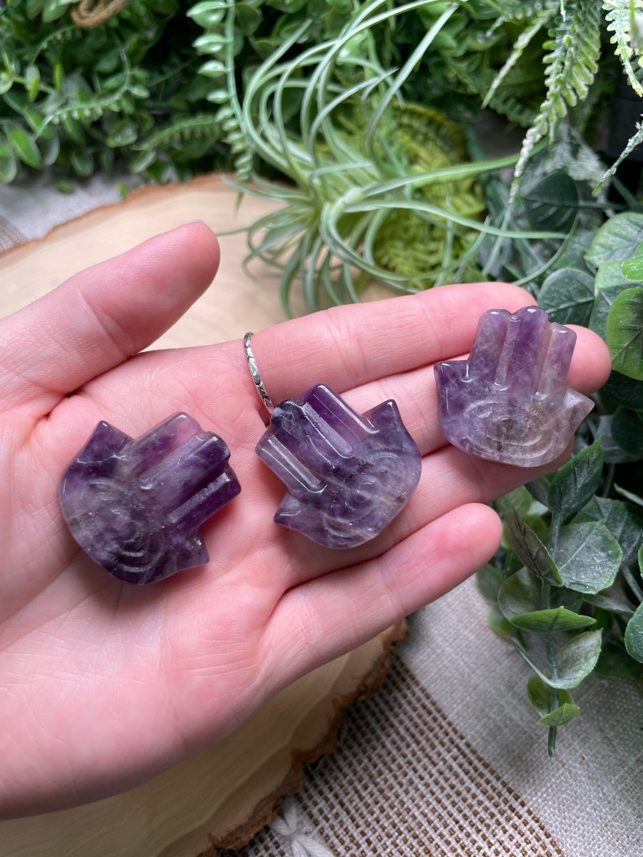 Crystal Hamsa | Copper Ashes