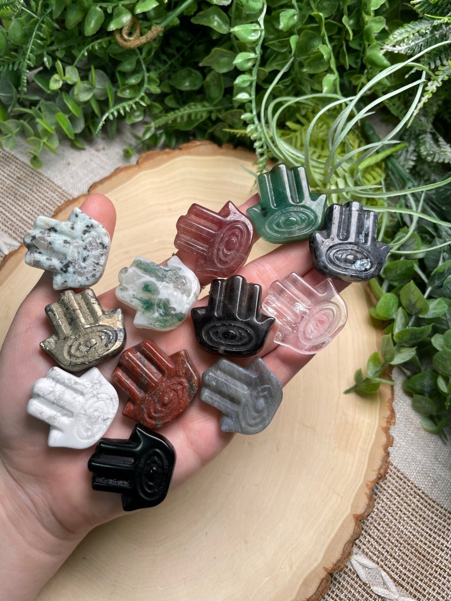 Crystal Hamsa | Copper Ashes