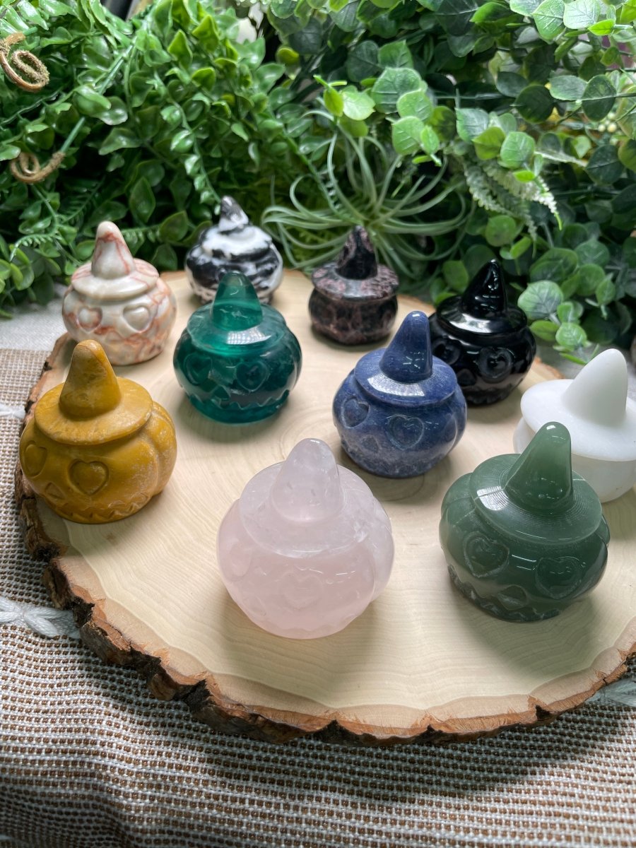 Crystal Heart Eyes Jack - O - Lantern | Copper Ashes