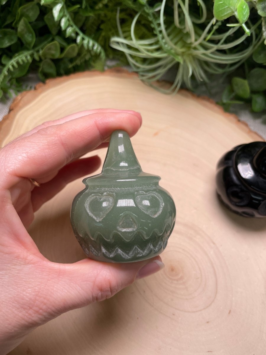 Crystal Heart Eyes Jack - O - Lantern | Copper Ashes