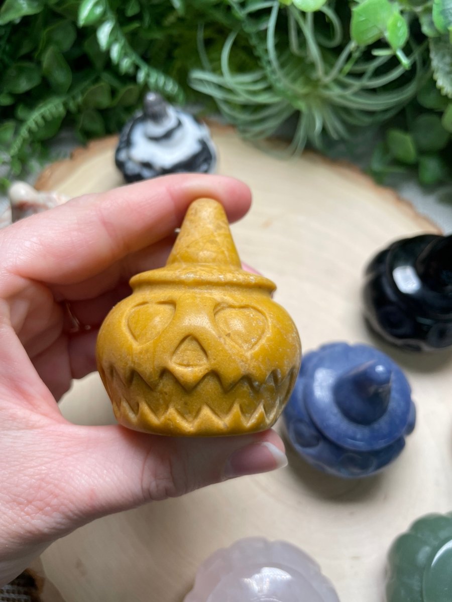 Crystal Heart Eyes Jack - O - Lantern | Copper Ashes