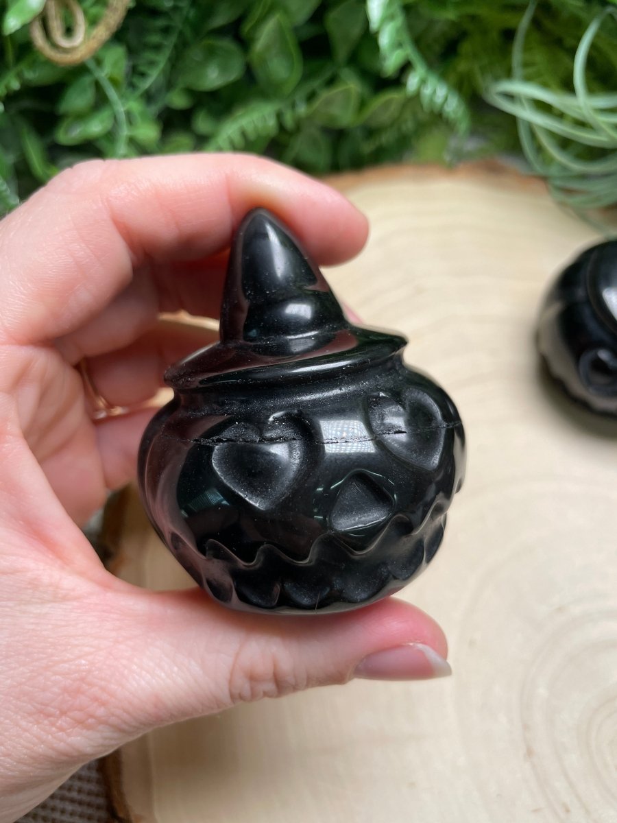 Crystal Heart Eyes Jack - O - Lantern | Copper Ashes