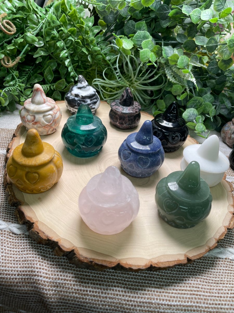 Crystal Heart Eyes Jack - O - Lantern | Copper Ashes