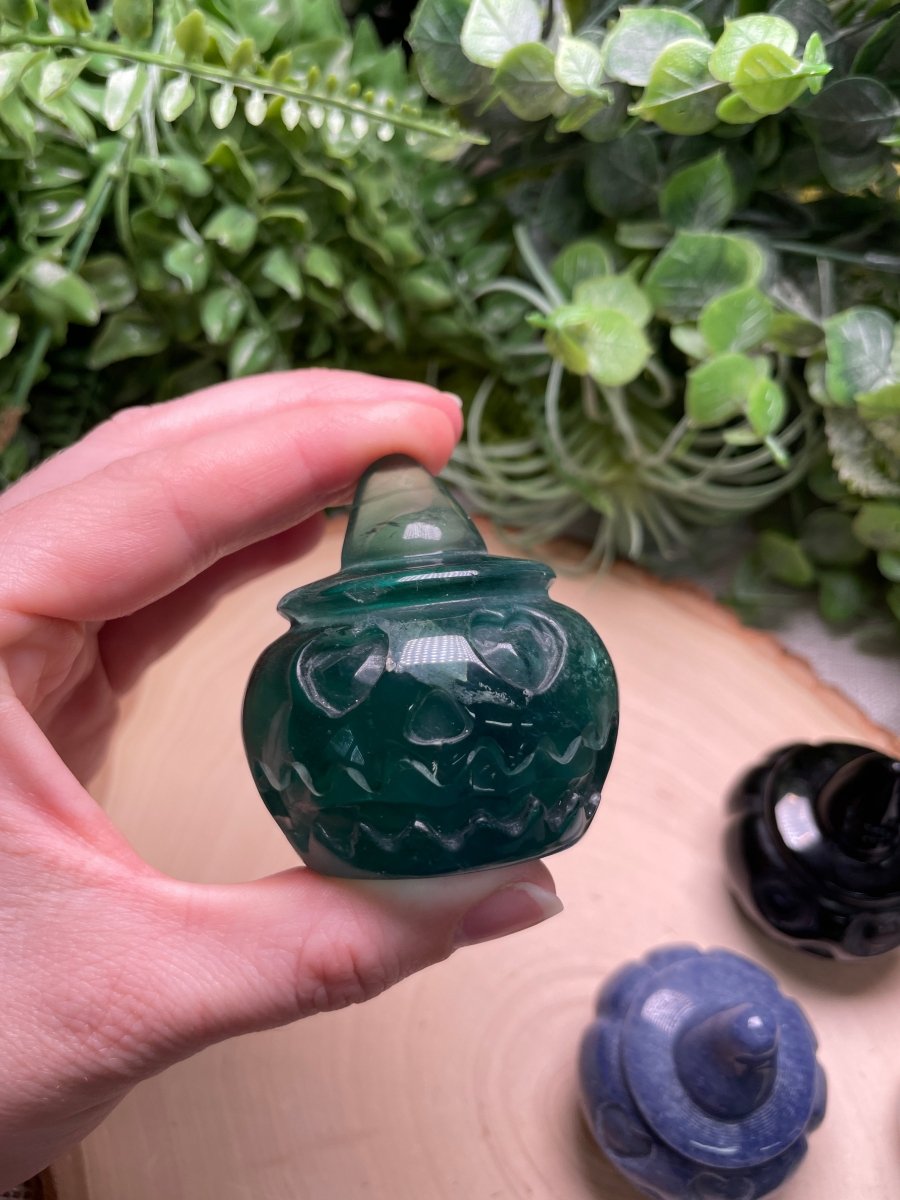 Crystal Heart Eyes Jack - O - Lantern | Copper Ashes