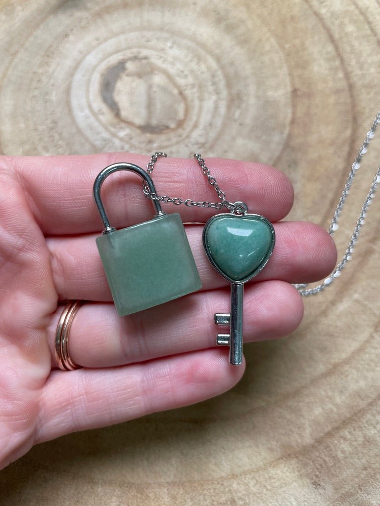 Crystal Heart Locket Necklace | Copper Ashes