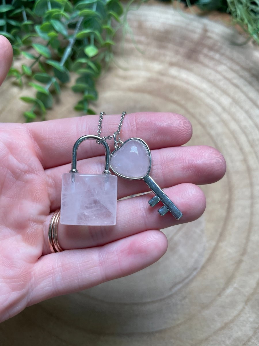 Crystal Heart Locket Necklace | Copper Ashes