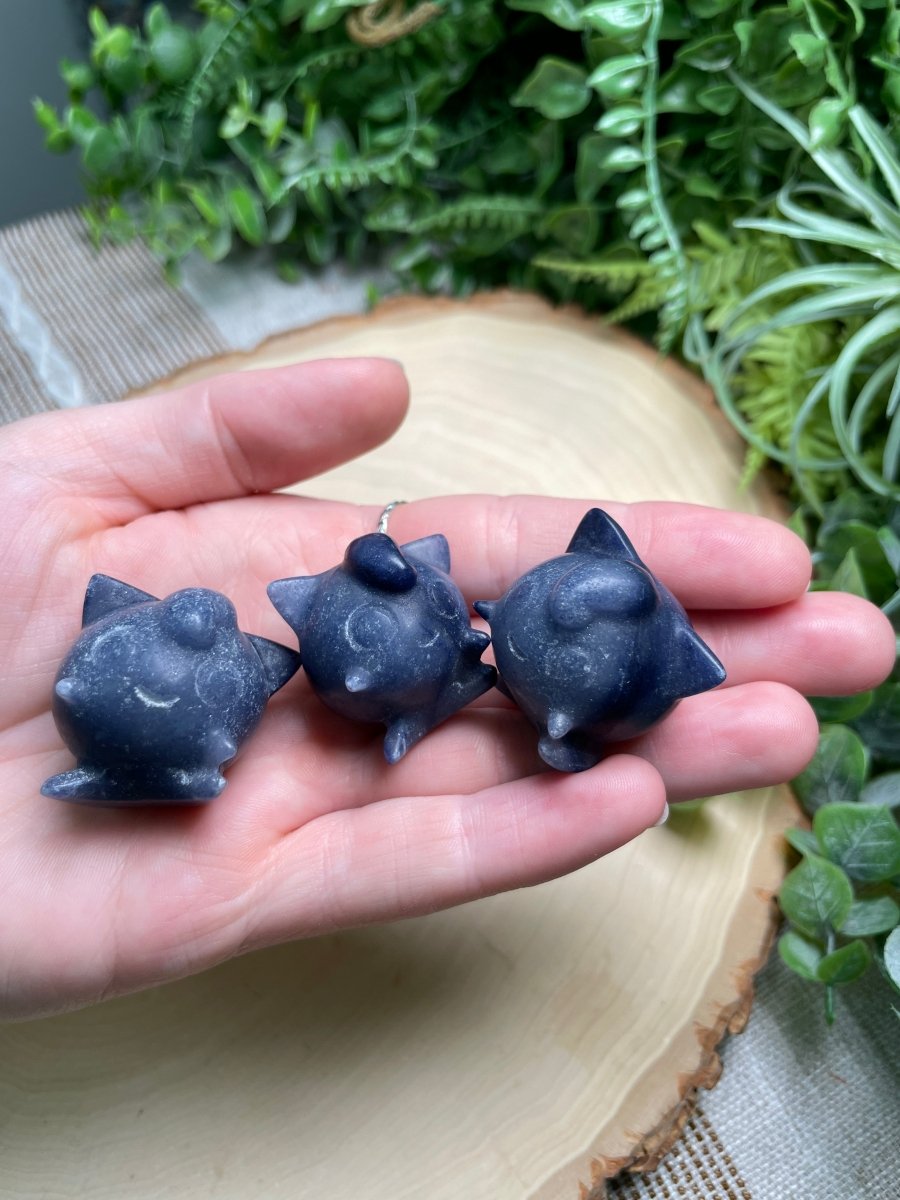 Crystal Jigglypuff (dark moss agate available) | Copper Ashes
