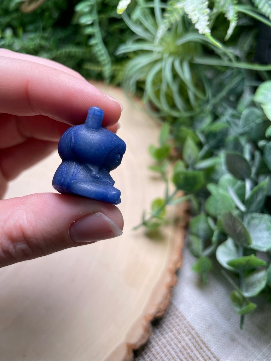 Crystal Kuromi from Hello Kitty (synthetic white jade available) | Copper Ashes