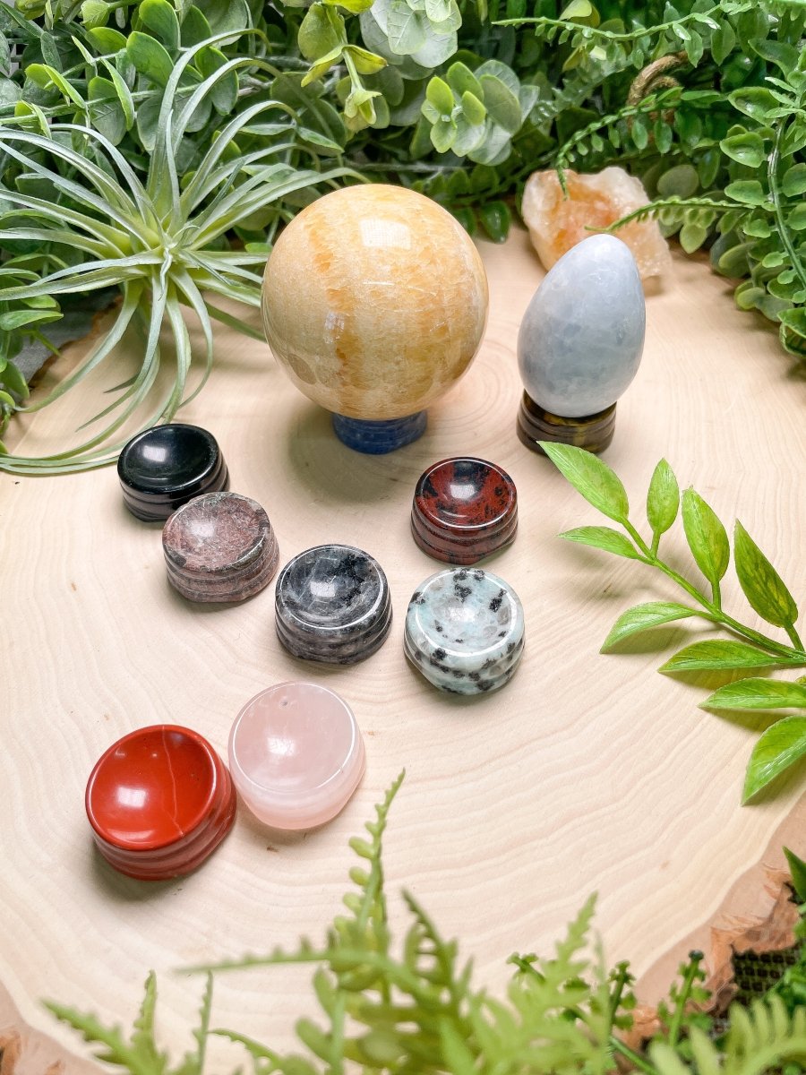 Crystal Sphere Holder | Copper Ashes
