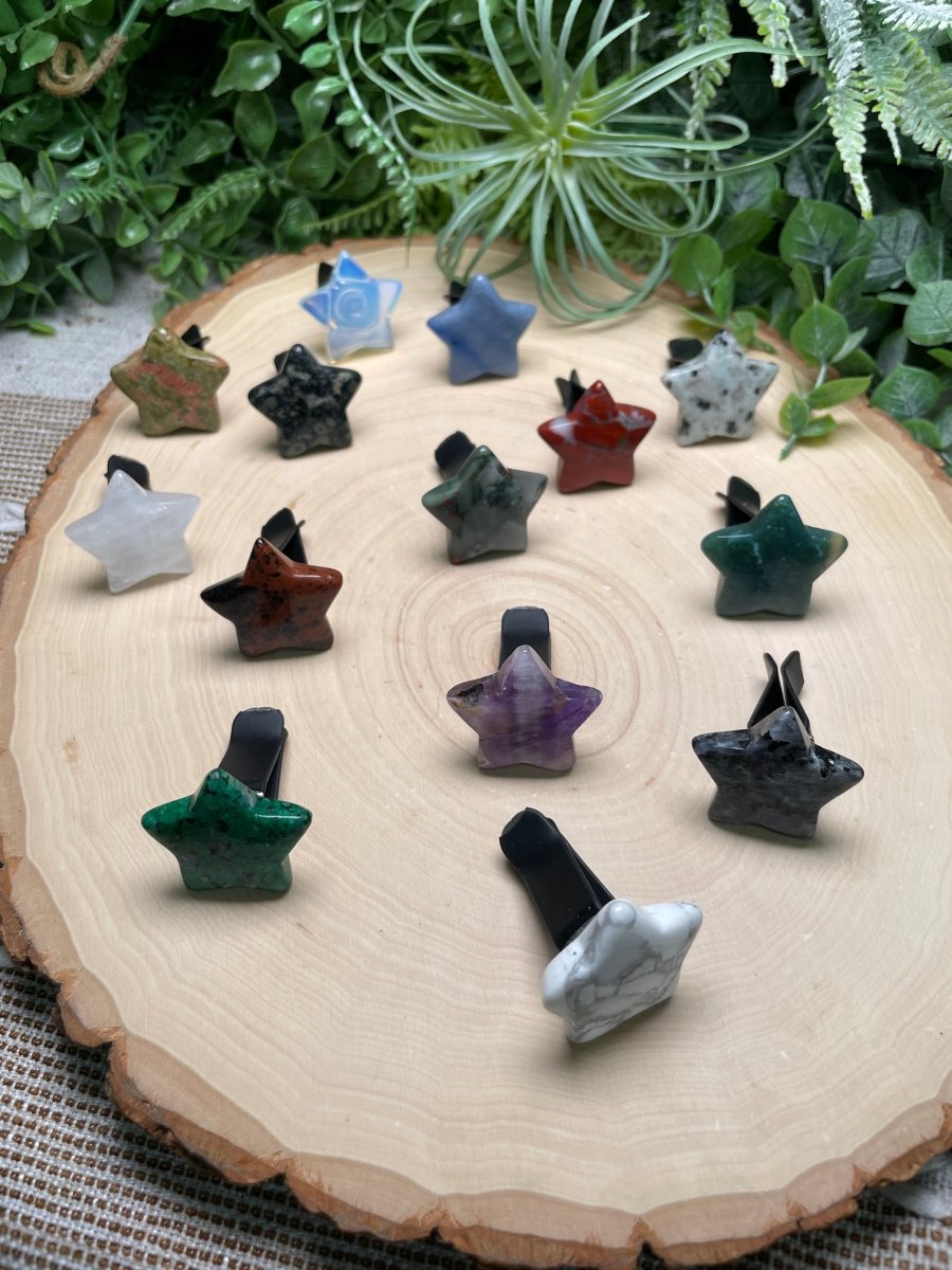 Crystal Star Car Vent Clips | Copper Ashes