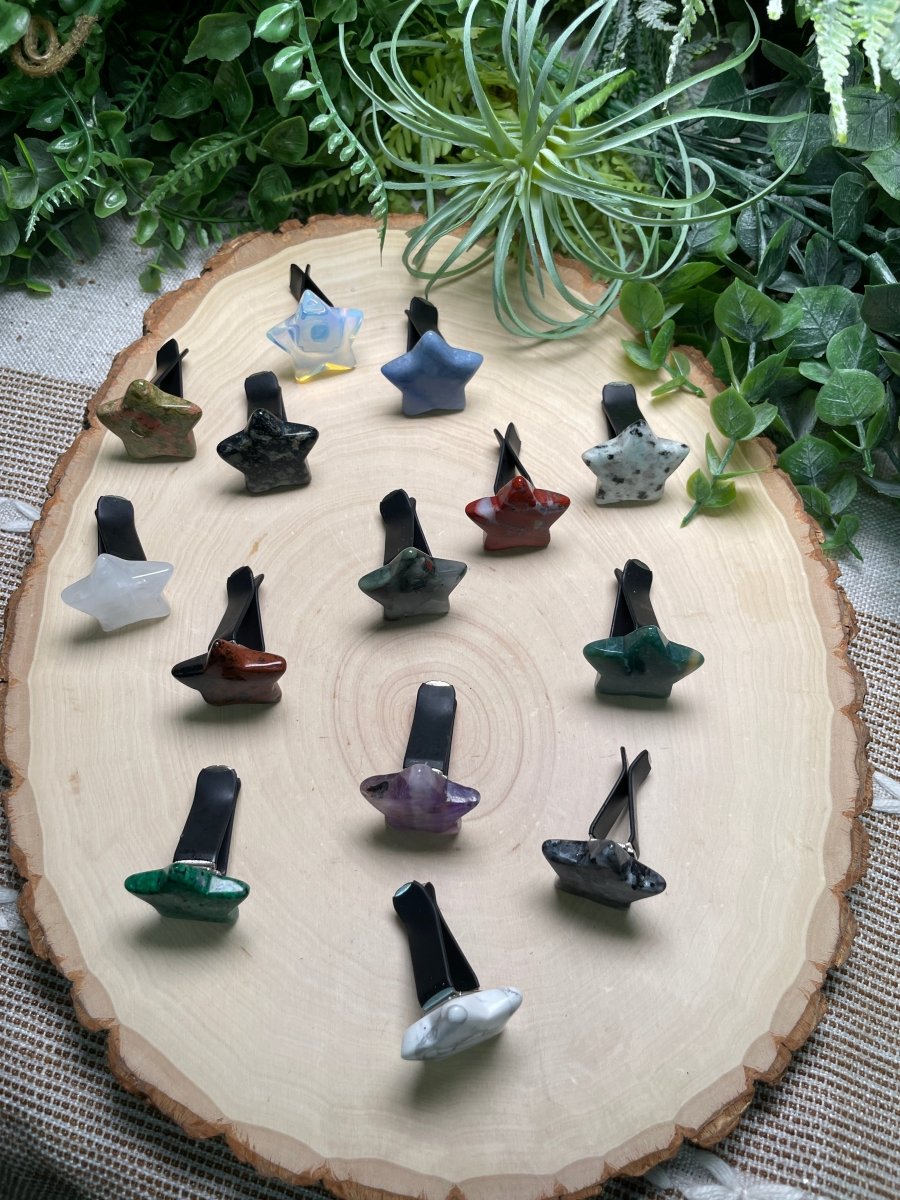 Crystal Star Car Vent Clips | Copper Ashes