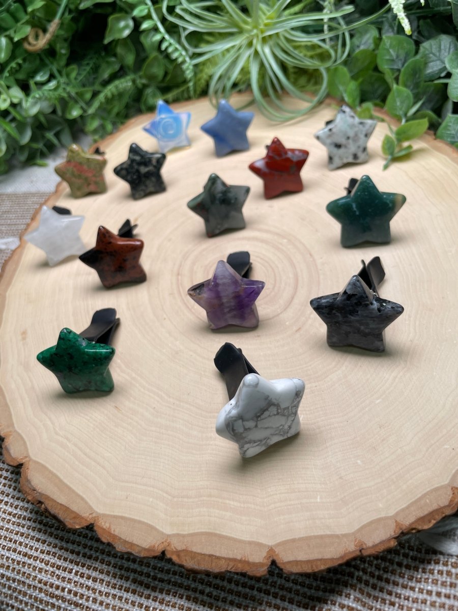 Crystal Star Car Vent Clips | Copper Ashes