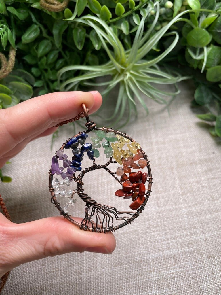 Crystal Tree of Life Necklace | Copper Ashes