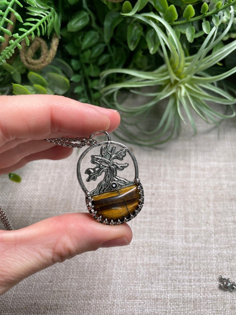 Crystal Tree of Life Necklace | Copper Ashes
