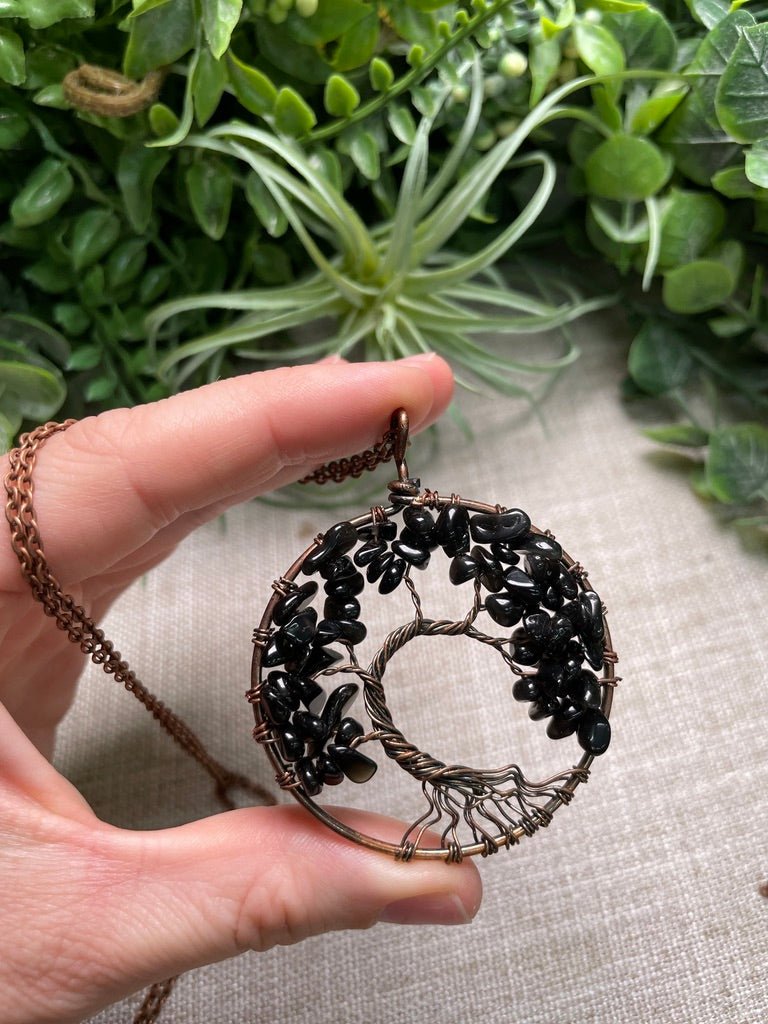 Crystal Tree of Life Necklace | Copper Ashes