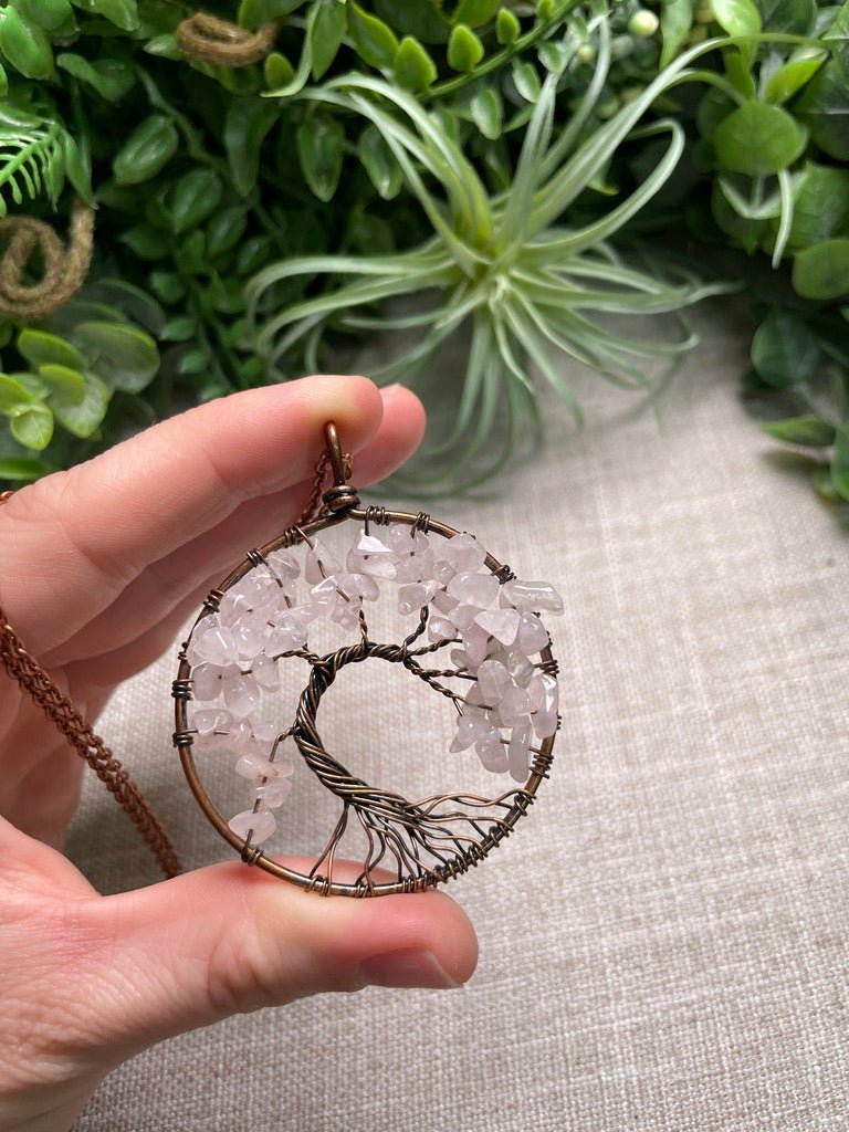 Crystal Tree of Life Necklace | Copper Ashes