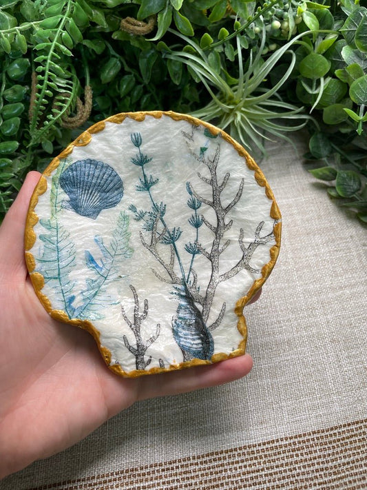 Decoupage Shell | Copper Ashes